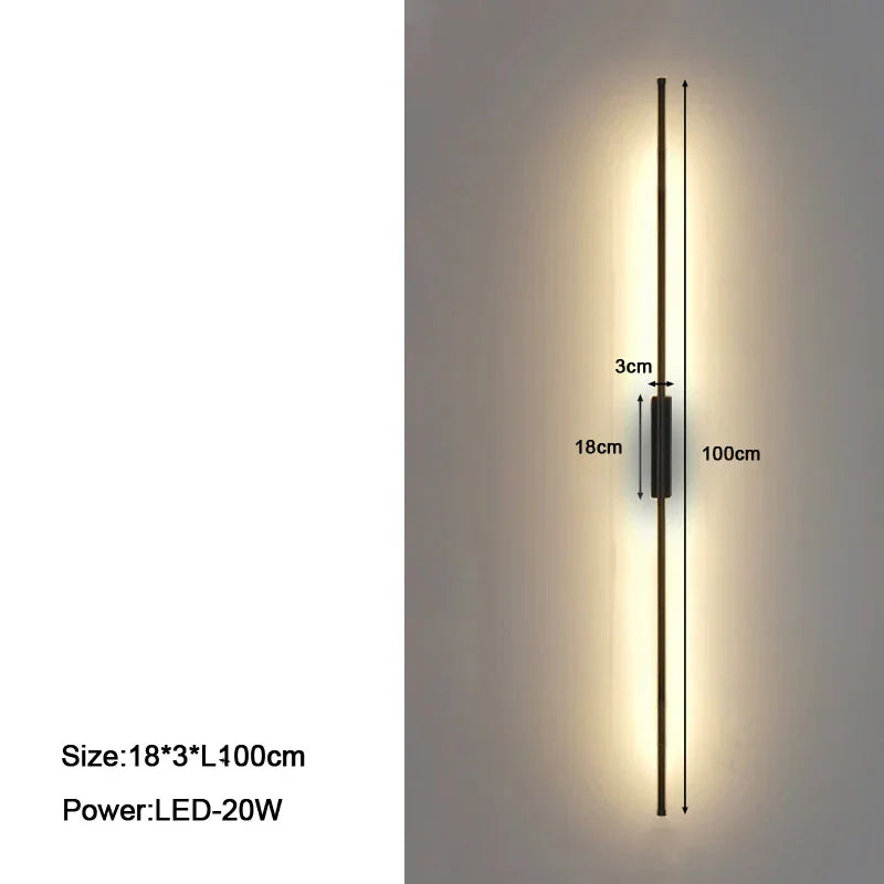 Aplique de pared LED lineal DecorBites™ para iluminación de fondo de sofá