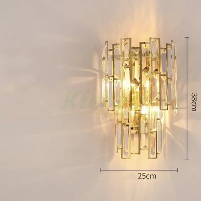 Lámpara de pared LED de cristal DecorBites™ para dormitorio, sala de estar o estudio. Diseño minimalista.