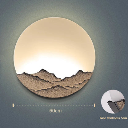 DecorBites™ LED Wall Light for Bedroom, Aisle, Stairwell | Round Hotel Room Decor