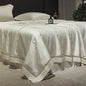 Decobites Silky Cool Jacquard Summer Quilt Bedding Set with Soft Lyocell Fiber, Sheet & Pillowcase