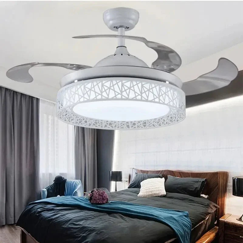 Luces para Ventilador de Techo Decorbites™ Gold Control Remoto 36/42 pulgadas Comedor Dormitorio Sala Luminaria