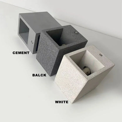 DecorBites™ Cement Wall Lamp: Creative G9 Concrete Sconce for Home, Hotel, Kitchen Lighting