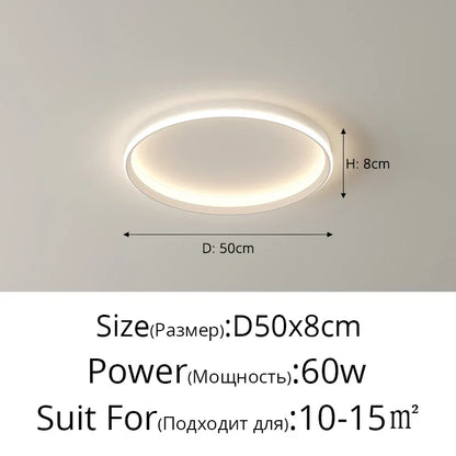 Lámpara de techo LED DecorBites™ para sala de estar, cocina, comedor y estudio. Iluminación interior moderna.