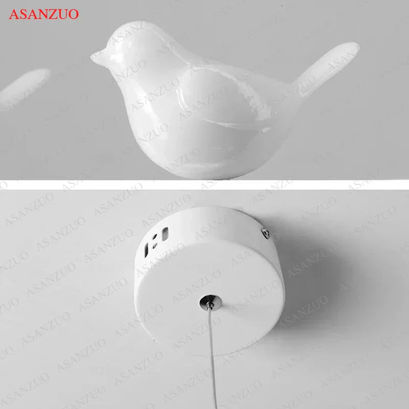 DecorBites™ Bird Chandelier Nordic LED Pendant Light for Vintage Modern Home Decor
