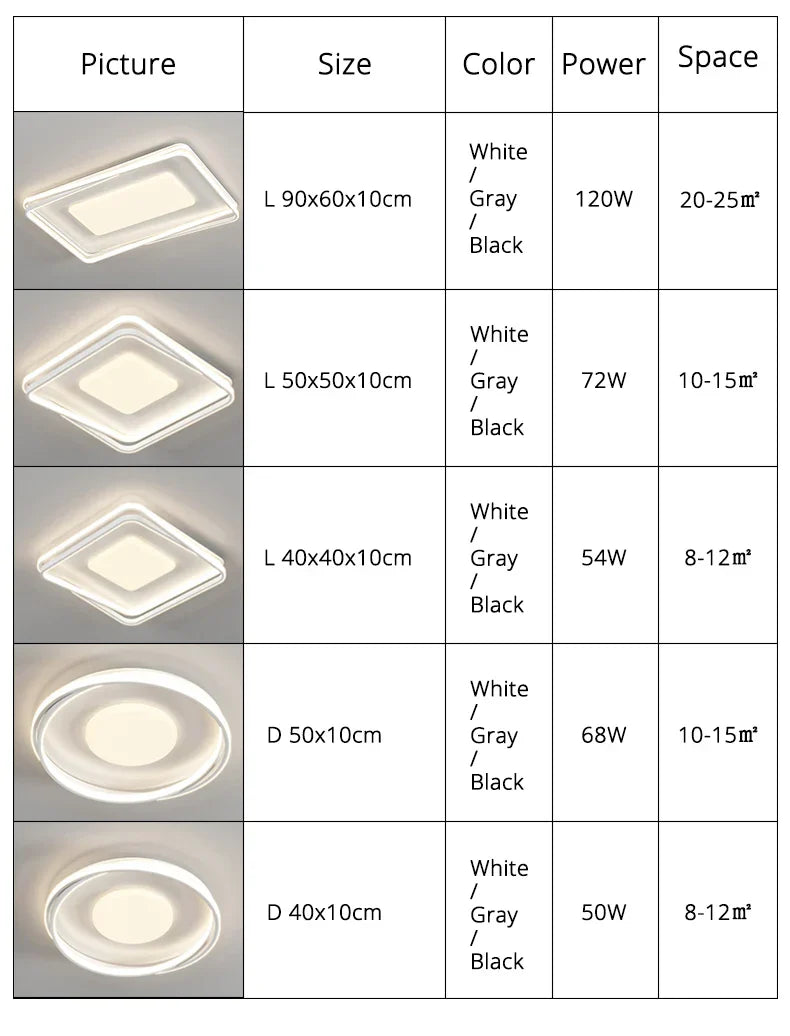 ثريا أكريليك DecorBites™: إضاءة داخلية بسيطة لغرفة المعيشة وغرفة النوم والمطبخ