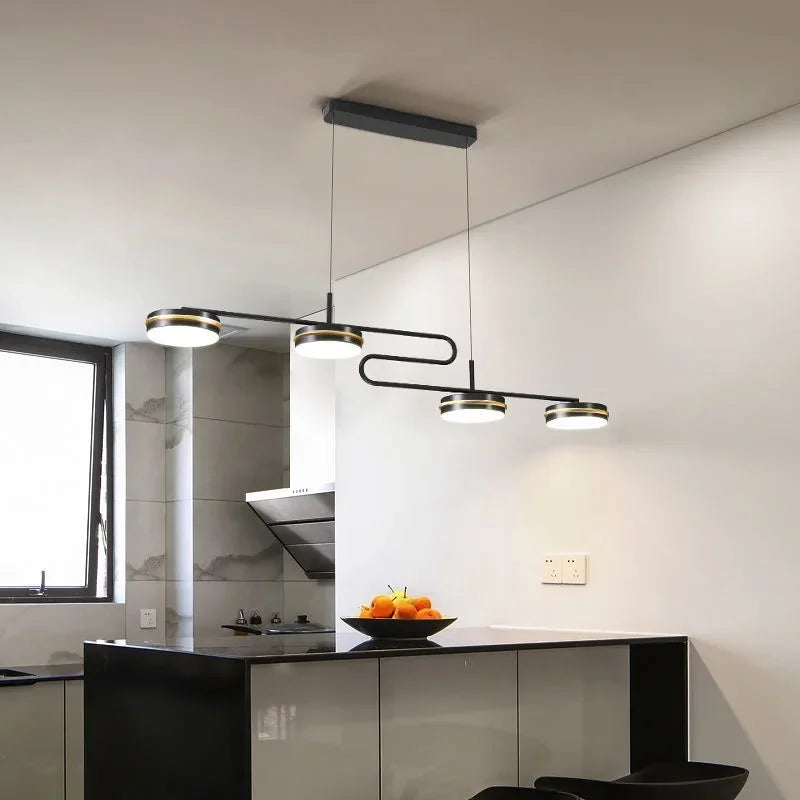 DecorBites™ LED Pendant Lights: Remote Controlled Modern Lighting for Home Décor