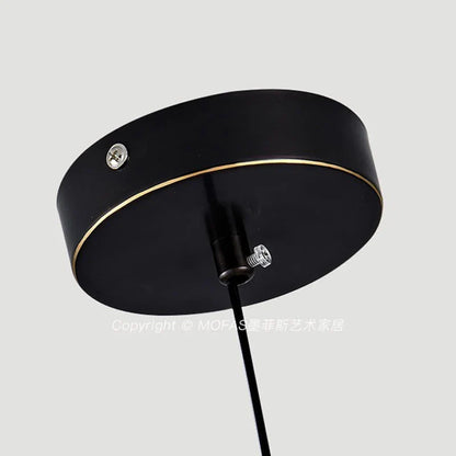 Modern Gold Pendant Light With Acrylic Shade