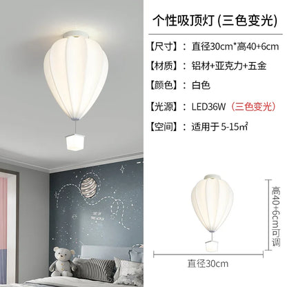 DecorBites™ Hot Air Balloon Lamp: Dreamy Kids Room Decor