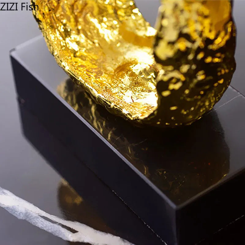 DecorBites™ Artesanías de metal con forma de fruta: Escultura calada de manzana/pera, decoración moderna para el hogar