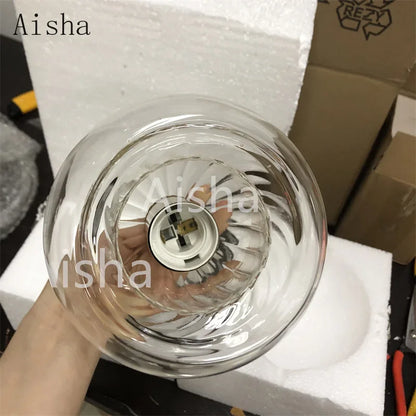 Lámparas colgantes LED de bola de cristal DecorBites™: Lámpara colgante nórdica moderna para la cocina y la decoración del hogar