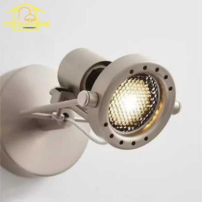 DecorBites™ LED Industrial Bedroom Wall Lamp Black/Nickel Mounted Studio Cafe Background