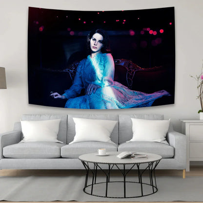 Decobites Lana Del Rey Hippie Aesthetic Tapestry Wall Hanging Home Décor