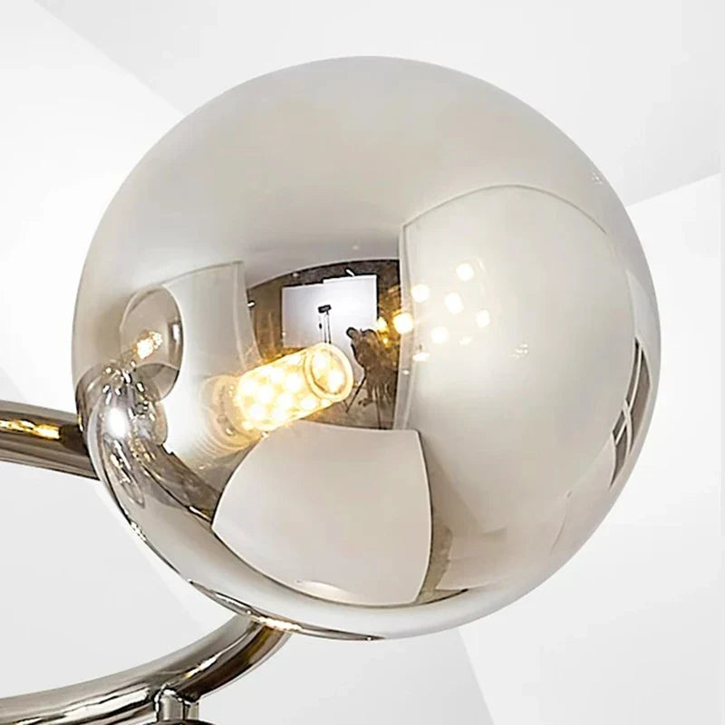 Chrome Modern LED Chandelier