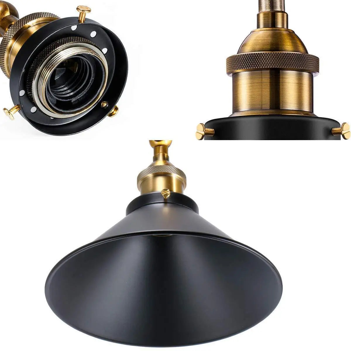 DecorBites™ Industrial Retro LED Hanging Chandelier Pendant Light for Home Dining, Bar, and Restaurant Décor