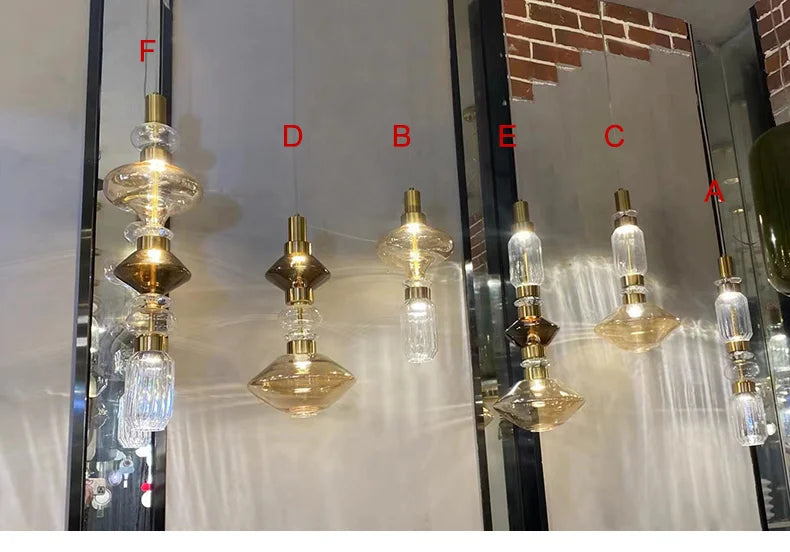DecorBites™ Glass Chandelier: Elegant Lighting for Home, Restaurant, Bar, and Study Room