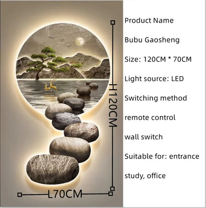 DecorBites™ Crystal Ceramic LED Wall Lamp for Modern Wall Decor in Living Room Bedroom Office
