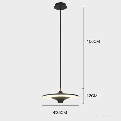 DecorBites™ LED Flying Saucer Pendant Lights for Living Room Dining Bedroom Indoor Lighting