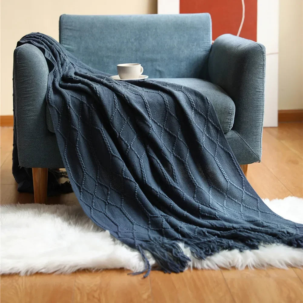 Nordic Wool Throw Blanket