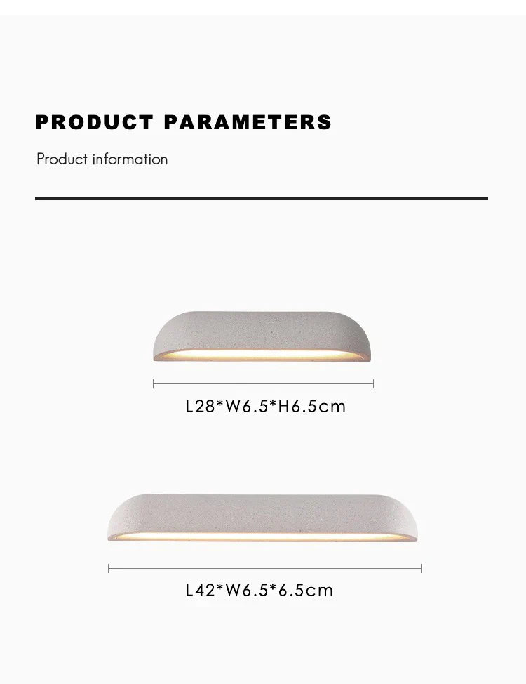 DecorBites™ LED Outdoor Wall Lamp for Japanese Garden Stone Travertine Decoration