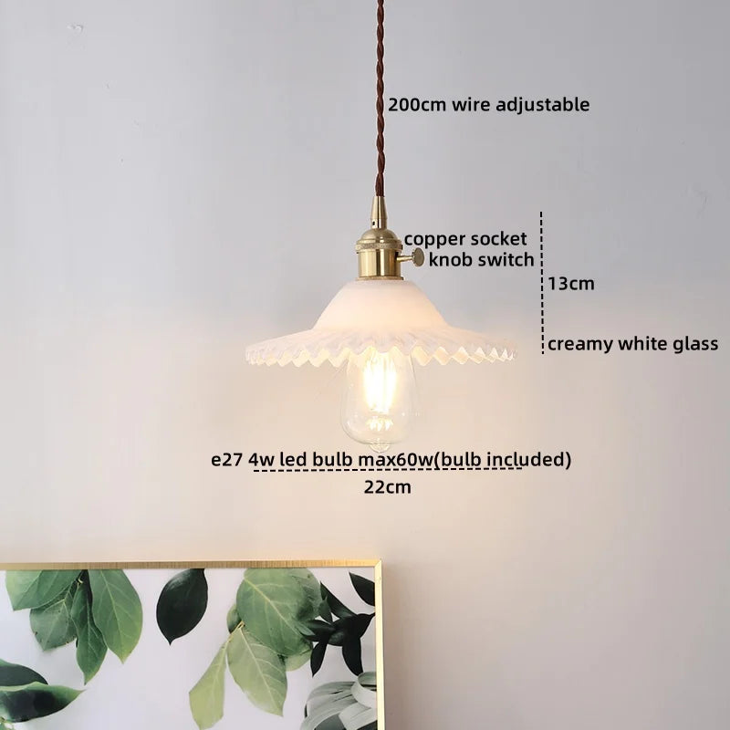 DecorBites™ Ceramic LED Pendant Lights, Nordic Chandelier for Home, Dining, Bedroom & Bar