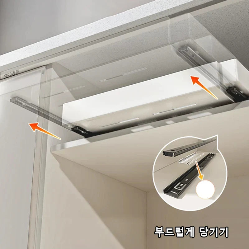 Organizador de Cajón para Estantería de Almacenamiento de Cocina Decorbites™ con Rieles Deslizantes