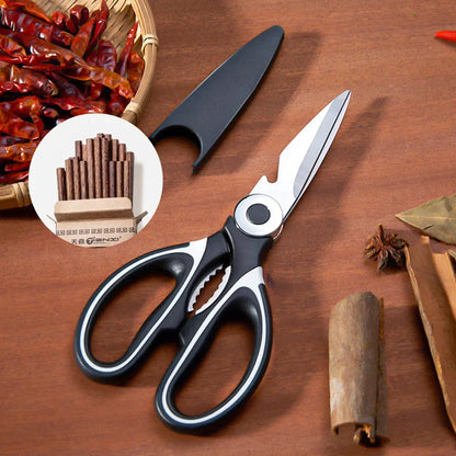 DecorBites™ Kitchen Shears Stainless Steel Multi Cutter for Poultry, Fish & Meat