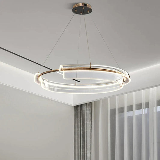 DecorBites™ Italian Minimalist Chandelier for Living Room, Bedroom, and Dining Room