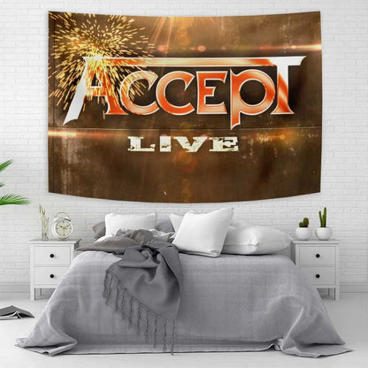 Decobites Band Tapestry Flag Rock Pop Album Cover Art for Interior Decor