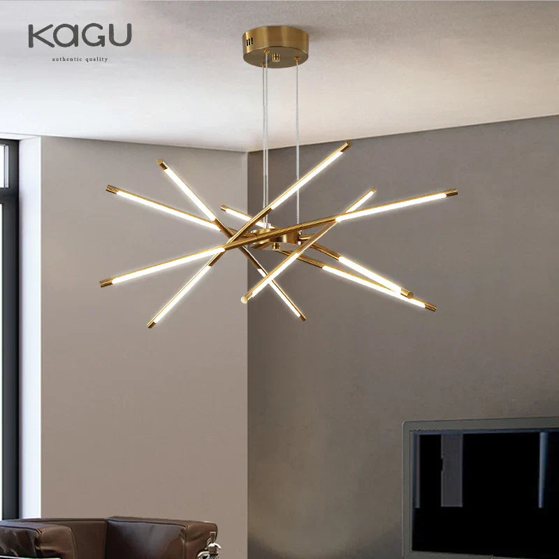 DecorBites™ Black LED Ceiling Chandelier for Nordic Modern Home Decor