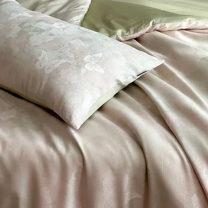 طقم أغطية سرير من قماش الجاكار من DecorBites™، مقاس كينج مزدوج، مصنوع من القطن بنسبة 100%، لديكور غرفة النوم