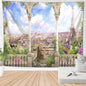 Decobites Vacation Landscape Tapestries: Customizable Fabric Decor for Living Room and Bedroom