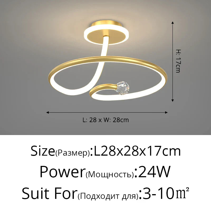 DecorBites™ LED Ceiling Light Chandelier for Home Decor Lighting Fixture