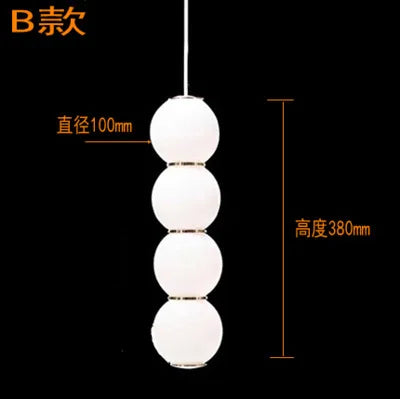 DecorBites™ LED Spiral Ball Pendant: Modern Nordic Art Decor Lighting for Bedroom/Kitchen/Dining Room