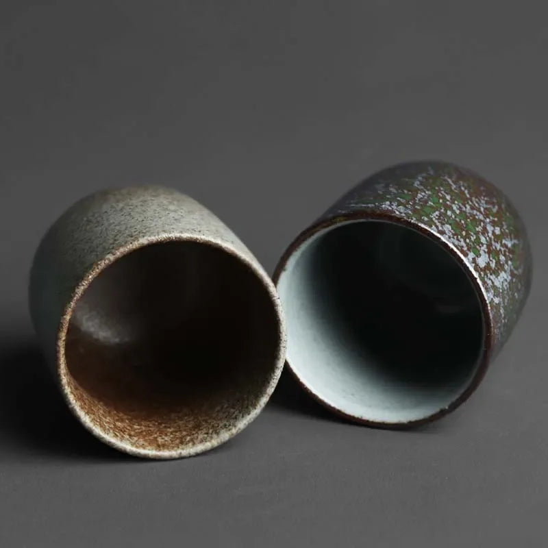 DecorBites™ Japanese Ceramic Coffee Cup Set - Personal Porcelain Tea Drinkware Mug