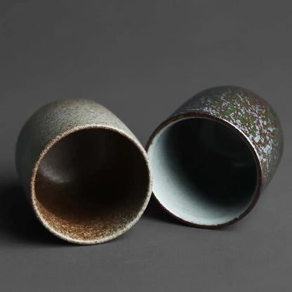 DecorBites™ Japanese Ceramic Coffee Cup Set - Personal Porcelain Tea Drinkware Mug