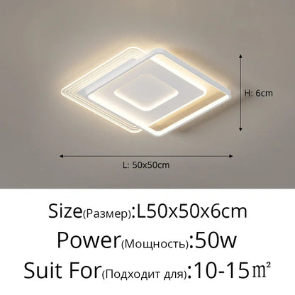 DecorBites™ LED Ceiling Lights Techo for Living Room Study Dining Kitchen Decor