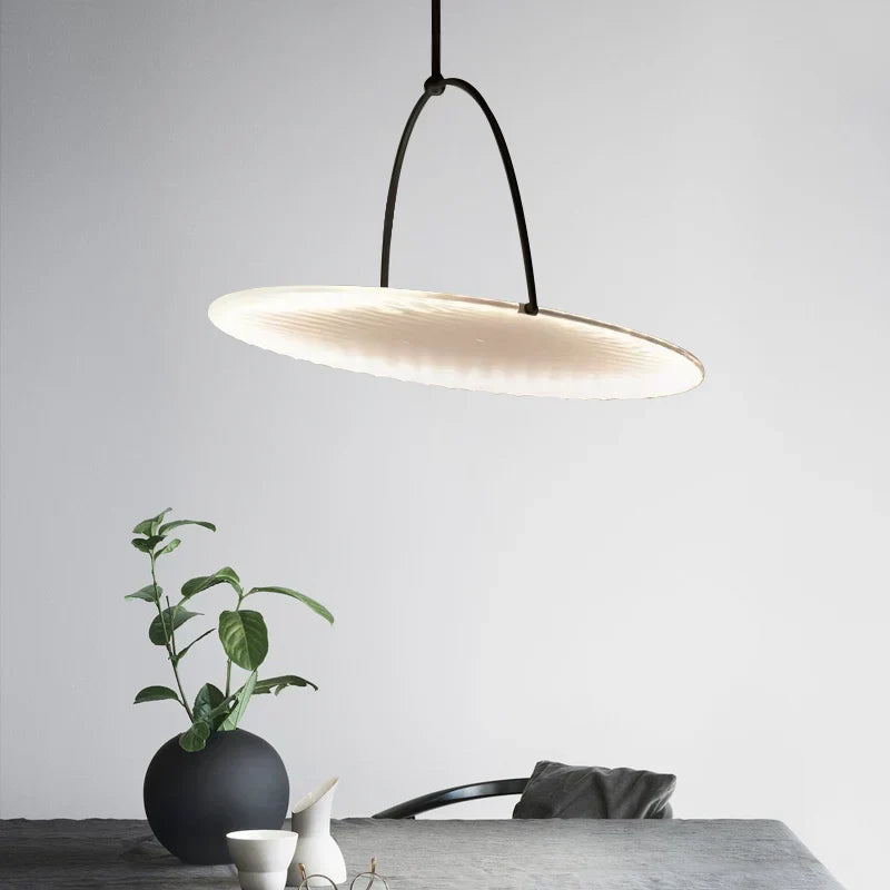 Lámpara colgante de tela Kepler™ Decorbites - Luz para mesa de comedor de bar o loft