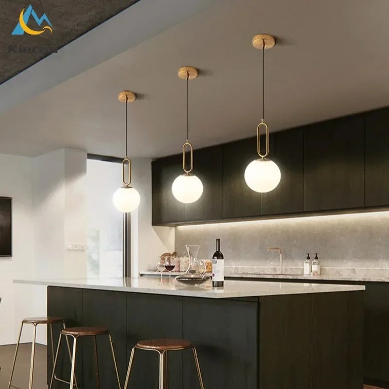 Lámpara de araña LED con bola de cristal DecorBites™ para dormitorio, sala de estar y restaurante