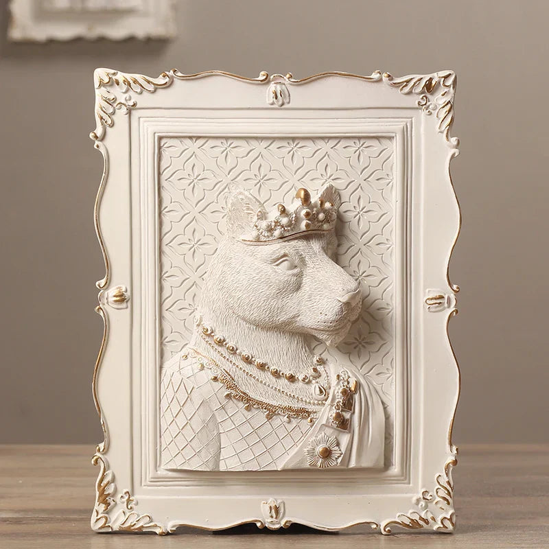 DecorBites™ Earl Cat Resin Pendant Wall Decoration Frame for a Whimsical Touch.