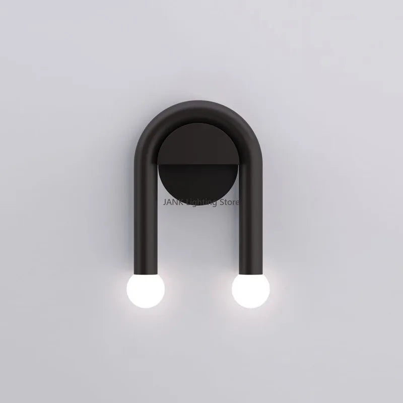 DecorBites™ LED Wall Lamp Black U-Shape Design - Morden Indoor Minimalist Sonce Lighting