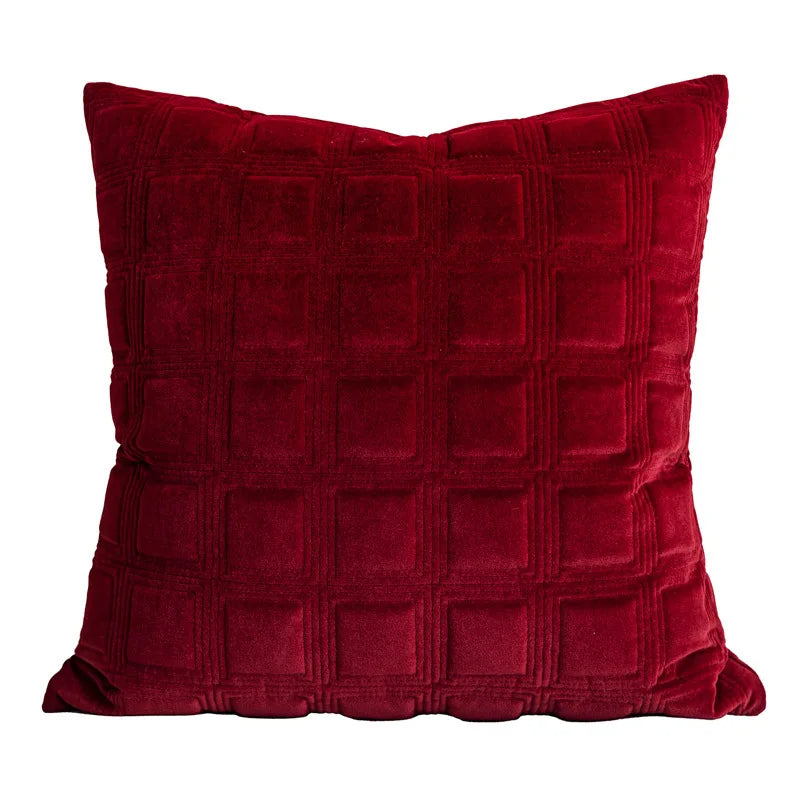 DecorBites™ Jungle Plant Raccoon Embroidered Throw Pillow Cover for Couch Sofa Bed