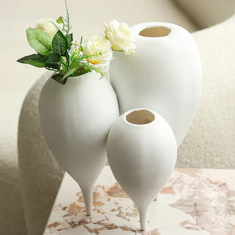 DecorBites™ Balloon Geometric Vase Trio for Flower Arrangement Home Decor & Resin Crafts