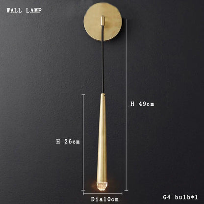 Lámpara de techo DecorBites™ con forma de gota de agua de cristal para una decoración clásica de sala de estar.