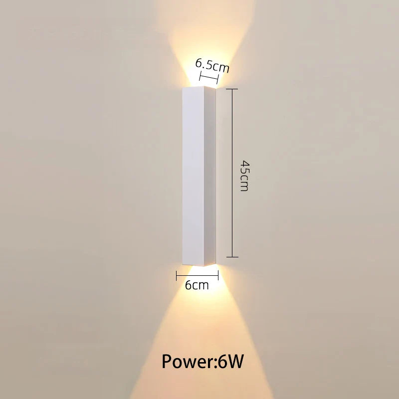 DecorBites™ LED Wall Lamp: Lone Line Up and Down Light for TV Background or Bedroom