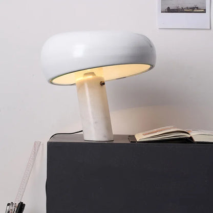 DecorBites™ Designer Mushroom Lamp: Nordic Marble Table Lamp for Villa Study Room Indoor Lighting