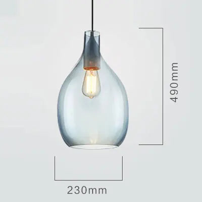 DecorBites™ Glass Pendant Lights: Modern Wine Bottle Lamps for Living Room, Bedroom, Kitchen