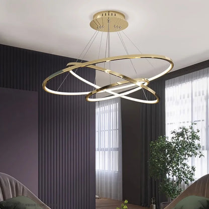 DecorBites™ LED Chandelier Pendant Ceiling Lamp for Home Living Room Dining Indoor Lighting