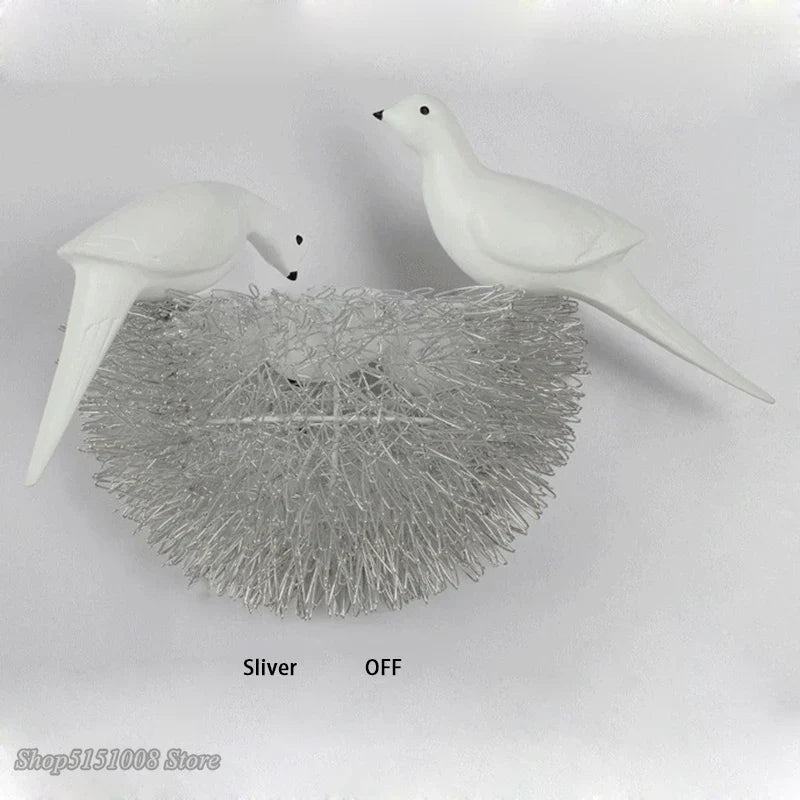 DecorBites™ Gold Bird Nest LED Wall Lamp Modern Home Decoration Wall Sconce