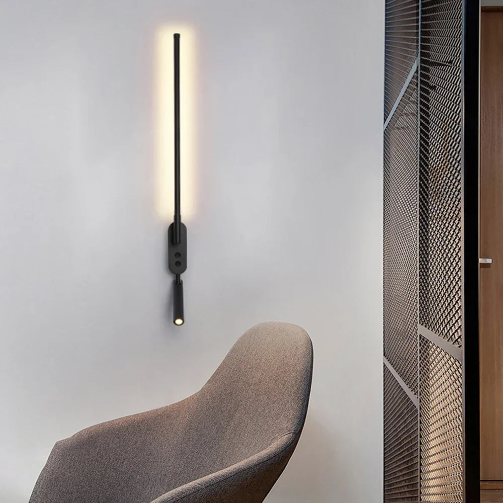 DecorBites™ LED Wall Lamp: Modern Bedside Reading Light for Bedroom, Bathroom & Indoor Décor