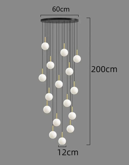 DecorBites™ LED Ceiling Lamp Chandelier: Modern Decorative Lighting for Bedroom and Dining Room